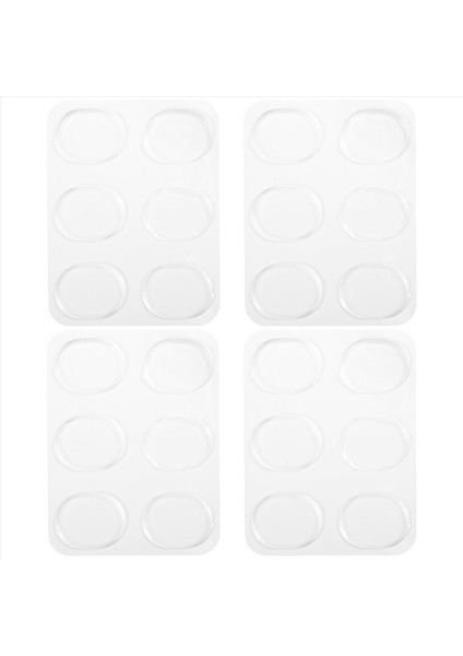 24 Adet Davul Sönümleyicileri, Davul Damper Jel Pedleri Davul Susturucuları Toksik Olmayan Yumuşak Silikon Davul Sessizliği Davul Tonu Kontrolü (Clear) (Yurt Dışından)