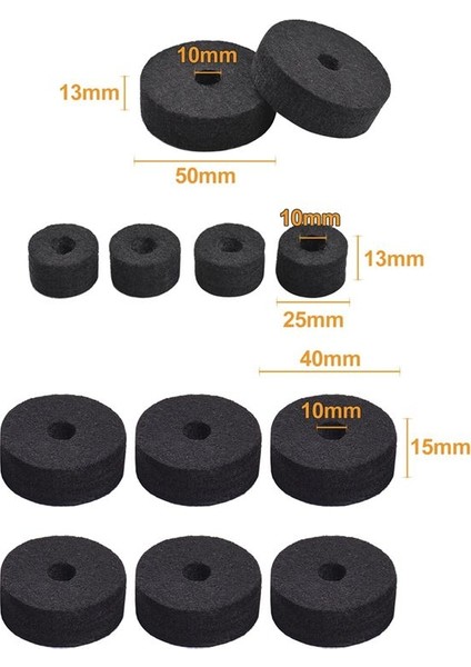 23PCS Zil Değiştirme Aksesuarları Drum Parçaları Zil Standı Standlı Drum Parçaları Dul Zil Keçe Pedleri Kanat Fındık Yıkayıcılarını Içerir (Yurt Dışından) indirimleri