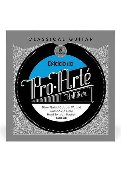 Sch-3b Klasik Gitar Tel Seti, Pro Arte, EJ46'NIN Bas