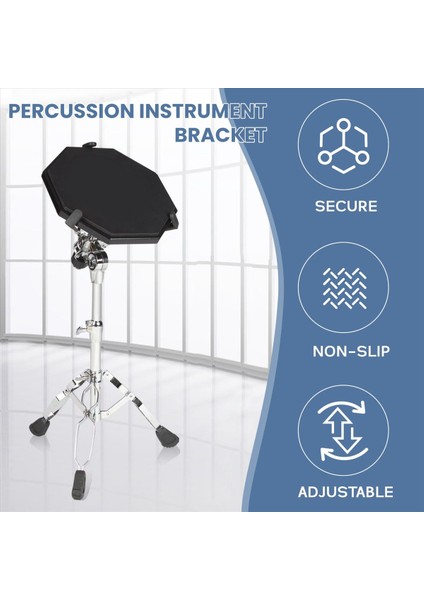 Trampet Standı, Konser Trampet Standları Ayarlanabilir Trampet Stand 8 Inç-14 Inç Davul, Çelik Dil Davul Için (Yurt Dışından) indirimleri