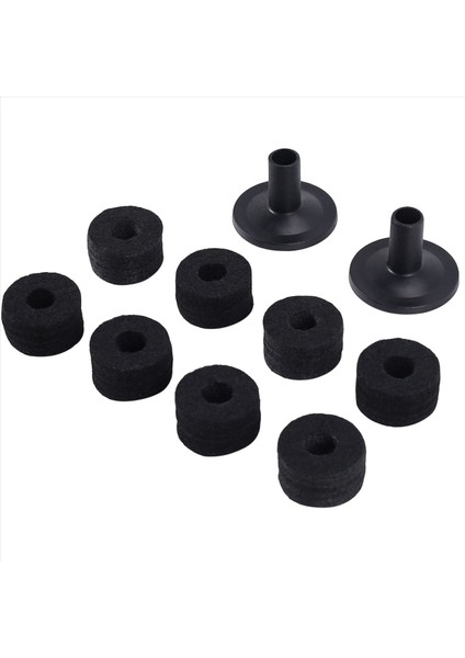 8pcs Zil Standı 25MM Keçe Yıkayıcı + 2pcs Zil Kolu Raf Davul Kiti Için Yedek (Yurt Dışından) modelleri