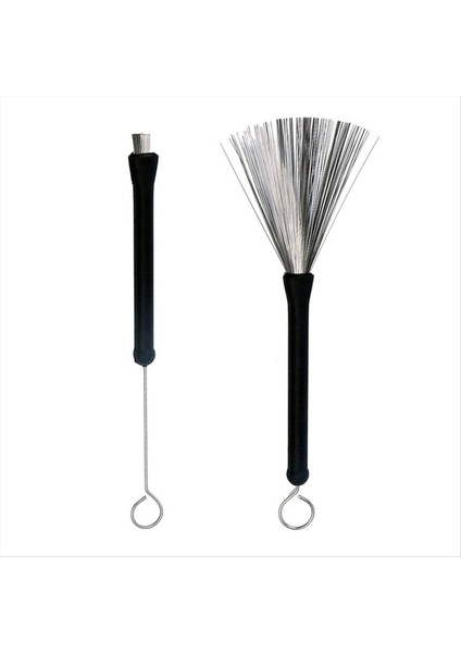 Retractable Jazz Davul Fırçaları Sopa Çelik Tel 32CM Temizlik Fırçaları Jazz Rock Müzik Lover (Yurt Dışından) indirimleri