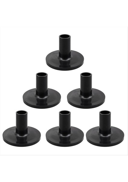 6 Pcs Plastik Zil Kılıfları Davul Kitleri Için Uzun Zil Kolları Performans Aksesuar (Yurt Dışından)