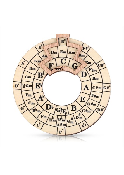 Ahşap Melodi Aracı, Beşinci Yuvarlak Daire Tekerlek Melodi Akor Aracı Müzik Transpoz Aksesuarları Ahşap Akor (Yurt Dışından) fırsatları