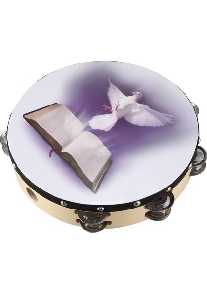 10 Inç Ahşap Tef Güverle Incil Müzik Perküsyon Enstrümanı Tef Çift Tef (Yurt Dışından) fiyatları