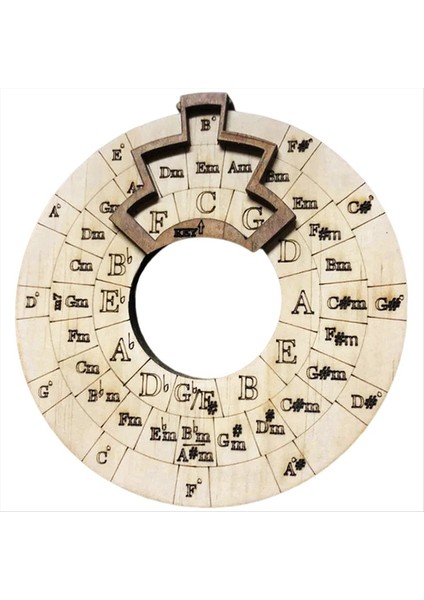 Notlar Müzik Aletleri Taşıması Kolay Eğitim Akor Tekerleği Ahşap Melodi Aracı Müzisyenler Için Şarkı Yazarları Gitar (Yurt Dışından)