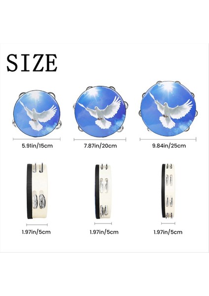 6 8 10 Inç El Çanları Davul Seti Çocukları Perküsyon Enstrümanı Dans Palmiye Davul Kiti (Yurt Dışından) modelleri