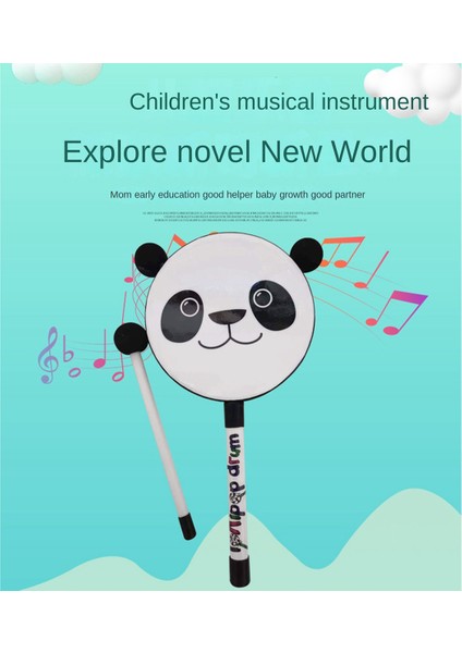 Orff Instruments Cartoon Sevimli Lolipop Davulları 6 Inç Dans Sahne Perküsyon Enstrümanları El Davul Okul Öncesi Eğitim Oyuncak (Yurt Dışından) indirimleri