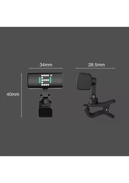 Gitar Tuner Üzerinde Swiff Klipsli Gitar Kemanı ve Dizilmiş Enstrümanlar Için Tuner Professional&#39;da Çok Fonksiyonlu Klipli Klip (Yurt Dışından)