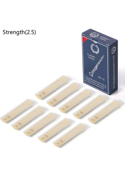 10 Adet Klarnet Klarnet Kamış Sazlık Enstrüman Aksesuarları Sertliği-2.5 (Yurt Dışından) indirimleri