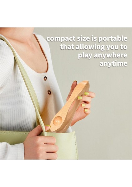 Halk Perküsyon Enstrümanı Doğal Ahşap Halk Sesi Geleneksel Perküsyon Kaşıkları Yetişkinler Için Harika (Yurt Dışından) fiyatları