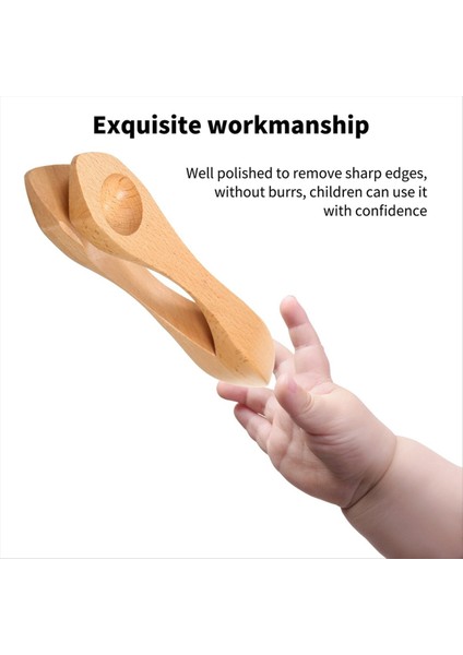 Halk Perküsyon Enstrümanı Doğal Ahşap Halk Sesi Geleneksel Perküsyon Kaşıkları Yetişkinler Için Harika (Yurt Dışından) modelleri