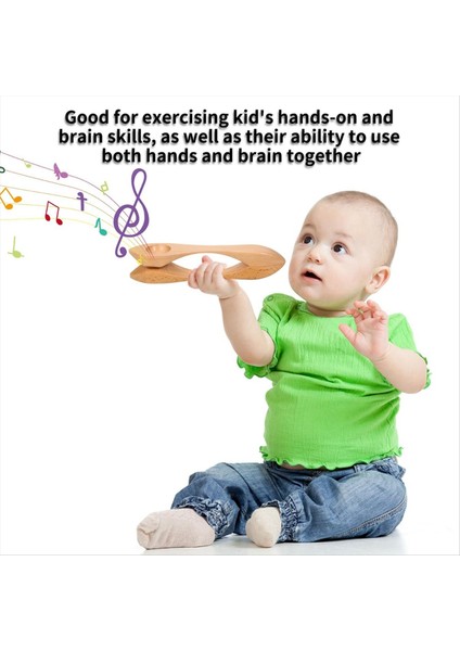 Halk Perküsyon Enstrümanı Doğal Ahşap Halk Sesi Geleneksel Perküsyon Kaşıkları Yetişkinler Için Harika (Yurt Dışından) indirimleri