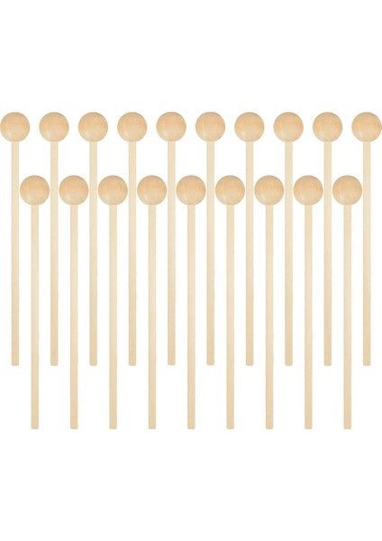 20 Pcs Ahşap Malletler Perküsyon Glockenspiel Ksilofon Malletler Çubuklar Ahşap Küçük Müzikal Sopalar Chime, 8.2 Inç (Yurt Dışından)