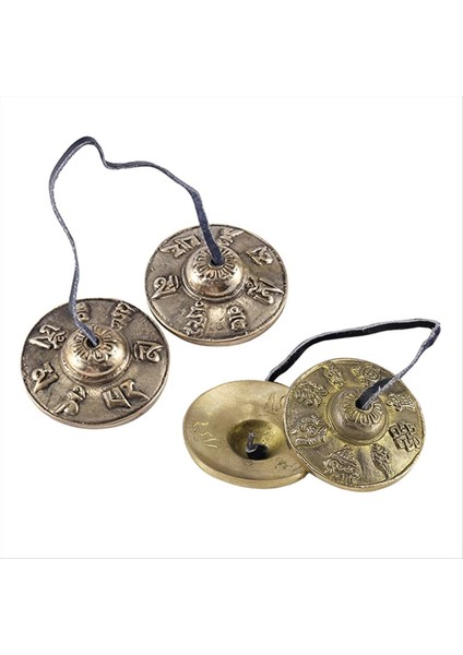 Nepal Bakır Çan Perküsyon Enstrümanı Chime Zil Bakır Çekme Yoga Meditasyon Çan Jingle (Yurt Dışından)