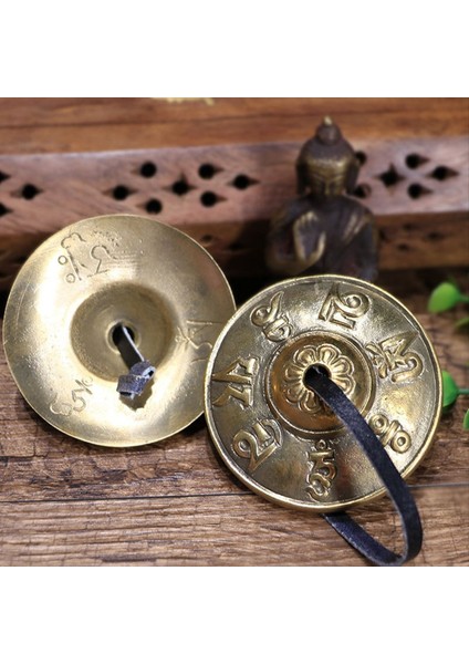 Nepal Bakır Çan Perküsyon Enstrümanı Chime Zil Bakır Çekme Yoga Meditasyon Çan Jingle (Yurt Dışından) fırsatları