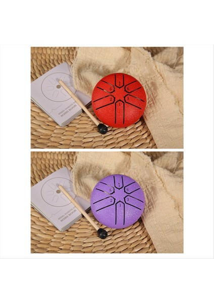 3 Inç 6 Ton Mini Içi Boş Davul Çelik Dil Davul Içi Boş Davul Endişe Davul Perküsyon Enstrümanı (Yurt Dışından) modelleri