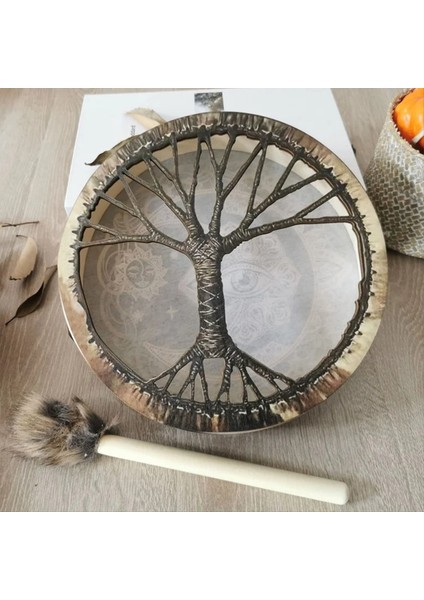 Ay Tutulması Davul Moon Tarzı Ses Takımı Koyun Derisi Perküsyon Enstrümanı 25CM (Yurt Dışından) indirimleri