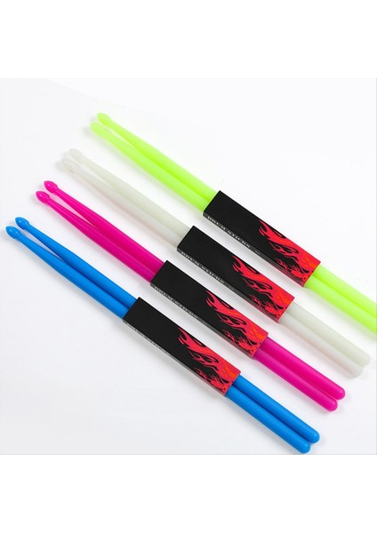 Floresan Davul Çubuğu 5A Aydınlık Davul Çubuğu Naylon Davul Çubuğu Aydınlık Davul Çubuğu Mavi (Yurt Dışından)