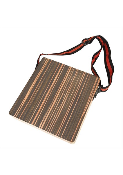 Seyahat Cajon Davul, Taşınabilir Ayarlanabilir Ton Kalın Ahşap Cajon Ayarlanabilir Kayış, Perküsyon Alet Kiti (Yurt Dışından)