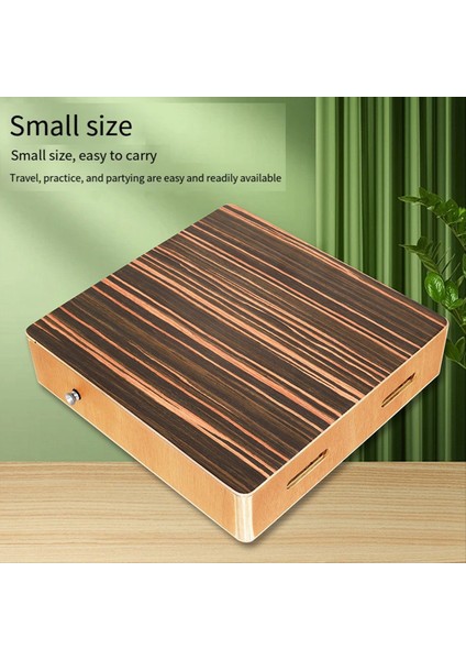 Seyahat Cajon Davul, Taşınabilir Ayarlanabilir Ton Kalın Ahşap Cajon Ayarlanabilir Kayış, Perküsyon Alet Kiti (Yurt Dışından) indirimleri