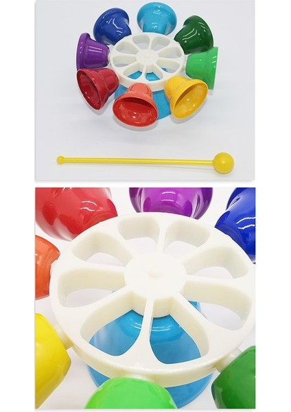 1 Set Erken Eğitim Handbell 8-Note Renkli Çocuk Çocuk Müzik Oyuncak Perküsyon Enstrümanı (Yurt Dışından) indirimleri