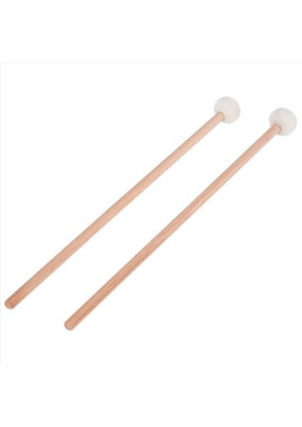 1 Çift Keçe Koyulaklar Davul Çubukları Perküsyon Enstrüman Aksesuarları Için Ahşap Saplı (Yurt Dışından) fiyatları
