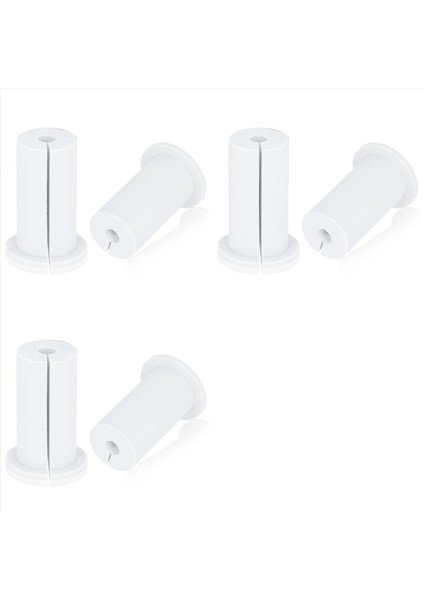 6 Adet Kablo Yönlendirme Kiti Starlink Kablo Burçlar Üzerinden Besleme 1 Inç Duvar Deliği Ethernet Kablosu Duvar Grommet Beyaz (Yurt Dışından)