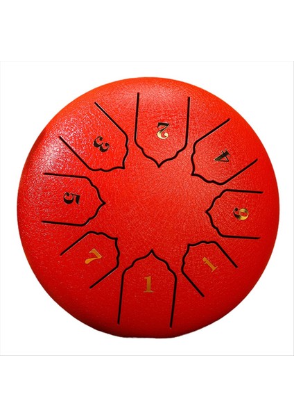 6 Inç 8 Tonlu Sesli Yağmur Davul Açık Yağmur Davul Perküsyon Enstrümanı Yoga Meditasyonu Özel Kırmızı (Yurt Dışından) fırsatları