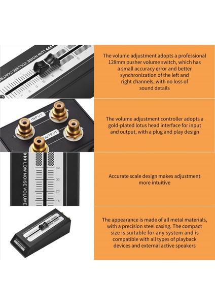 Pasif Hacim Denetleyicisi Mini Pasif Preamp Aktif Hoparlör Hacim Ayarlama Denetleyicisi Profesyonel Ses Ekipmanı (Yurt Dışından) fiyatları
