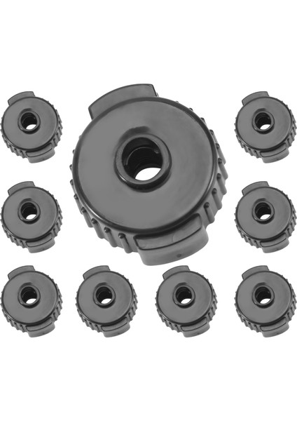 9 Adet Abs Davul Seti Hızlı Serbest Bırakma Fıstığı Zil Hızlı Montaj Davul Arkadaşı Yedek Aksesuarları (Yurt Dışından) modelleri