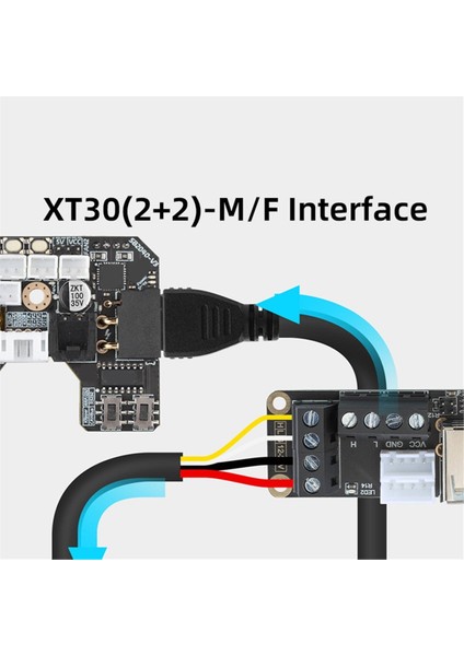 SB2040 Veya Sht 36 V2 Için 3 Metre Can Kablosu 3D Yazıcı Araç Kartı Ikisi Bir Arada Güç Kablosu (Yurt Dışından) modelleri