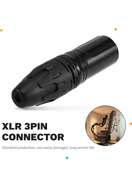 10 Adet Dıy Mikrofon Xlr 3pin Erkek Fiş Konnektörü Kablosu Lehim Fiş Mıc Adaptörü Kulaklık Işık Hoparlör Iletim Için (Yurt Dışından) indirimleri