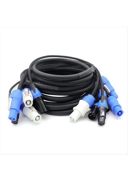 Li Powercon 3 Pimli Xlr Combo Kablosu 1m DMX512 Sahne Aydınlatma LED Ekranı Için Güç Con Kablosu (Yurt Dışından) modelleri