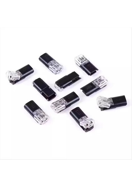 100 Adet 2pin Yönlü Fiş Su Geçirmez Elektrik Konnektörü Araba Teli Kablo Elektrik Konnektör Şerit Terminal Bağlantısı (Yurt Dışından) indirimleri