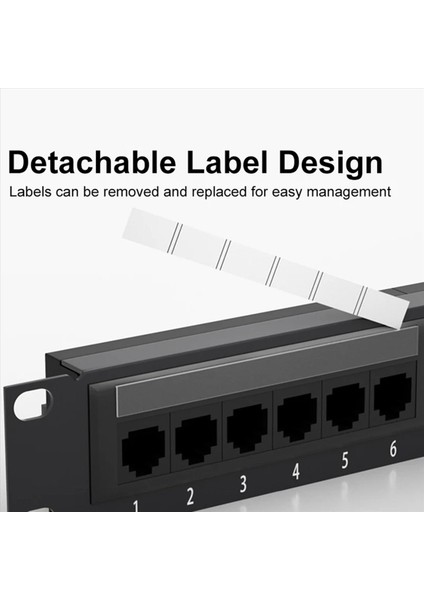 2x 24 Port Cat6 Utp RJ45 Patch Panel 19 Inç 1u Kablo Çerçeve Ön Panel Raf Montaj 50U Altın Kaplama Arka (Yurt Dışından) modelleri