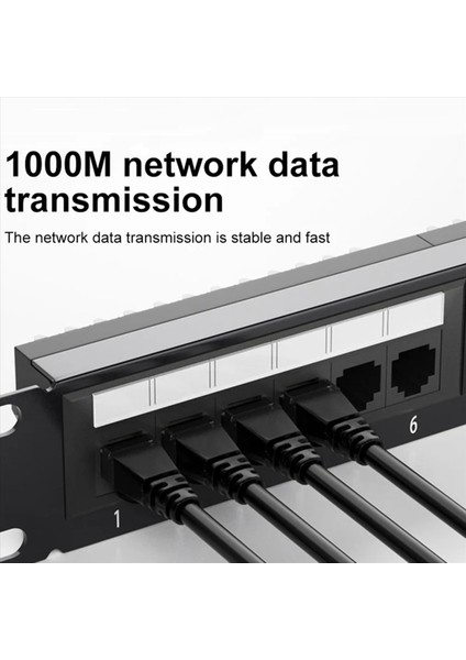 2x 24 Port Cat6 Utp RJ45 Patch Panel 19 Inç 1u Kablo Çerçeve Ön Panel Raf Montaj 50U Altın Kaplama Arka (Yurt Dışından) fırsatları