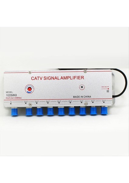 1020MK8 Catv Sinyal Amplifikatörü 1ın8 Out 20DB Kablo Tv Splitter Amplifikatör Dijital Tv Anten Sinyal Güçlendirici Ab Tak (Yurt Dışından) modelleri