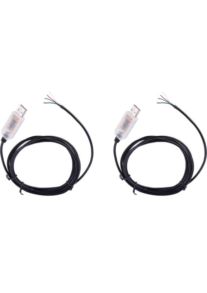 2x Ftdı USB RS485 6 Çekirdekli Soyma Tel Sonu Dönüştürücü Konnektör Kablolama Pin Çıkışı Kablosu Uyumlu USB-RS485-WE-1800BT6 (Yurt Dışından)