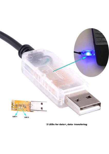 2x Ftdı USB RS485 6 Çekirdekli Soyma Tel Sonu Dönüştürücü Konnektör Kablolama Pin Çıkışı Kablosu Uyumlu USB-RS485-WE-1800BT6 (Yurt Dışından) indirimleri