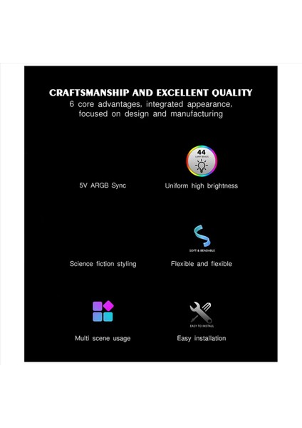 4x Rgb LED Şerit Argb Sync Kartı Bilgisayar Güç Kaynağı Atx 24PIN Gpu Grafik Kartı 8pin Kablo Kılıfı X8 (Yurt Dışından) modelleri