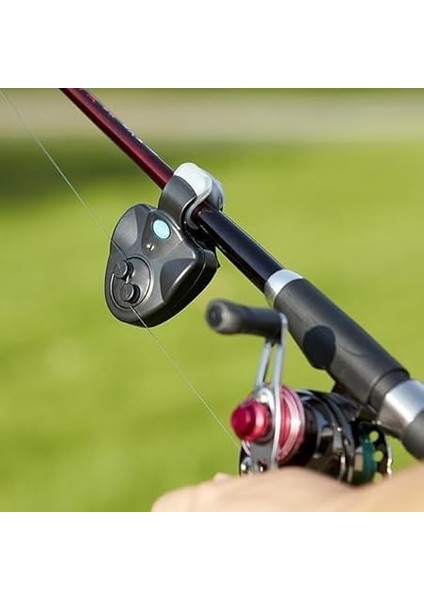 Yüksek Sesli Olta Balık Kamış Alarmı LED Işıklı Klipsli Alarm Evrensel Uyum fırsatları