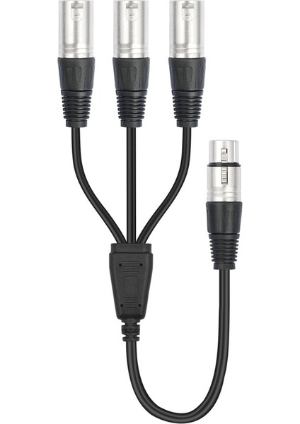 2x 3pin Xlr Dişi 3 Erkek Y Splitter Kablo 3 Yollu Xlr Splitter Kablo Mikser Mikrofon Için (Yurt Dışından) fiyatları