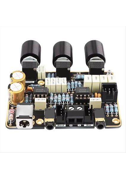 NE5532 Mını Preamistriatör Tonu Kartı Aktif Filtre Amplifikatör Preamp, Ev Sineması Için Ayar Hacmi Kontrolü (Yurt Dışından) modelleri