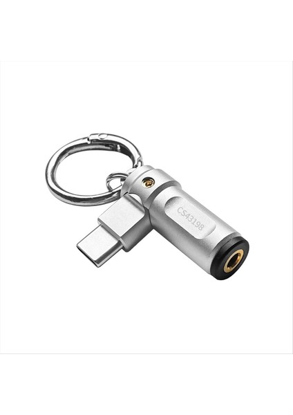 Kodolotıng Ekplifici Tip C Tükleme CS43198 Kulaklık Adaptörü Tüm Bakır Taşınabilir Amplifikatör (Yurt Dışından)