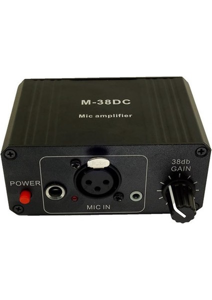 Taşınabilir Mikrofon Preamp 48 V Fantom Güç Yüksek Kazançlı Xlr Çıkış Mikrofon Preamplifikatör Için Dinamik/kondenser Mikrofon B (Yurt Dışından) fırsatları