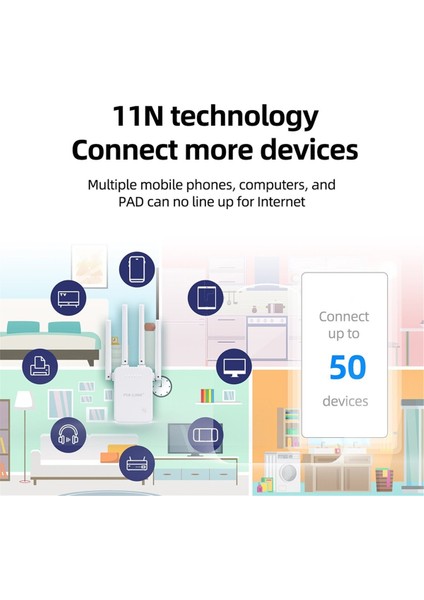300M Ağ Tekrarlayıcı Wifi Sinyal Amplifikatör Güçlendirici Kablosuz Ağ Genişletici Dört Anten Ab Tak (Yurt Dışından) indirimleri