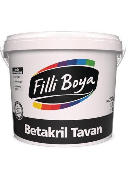 Boya **yeni** Küf-Nem Önleyici Betakril Tavan Boyası 3.5kg,beyaz