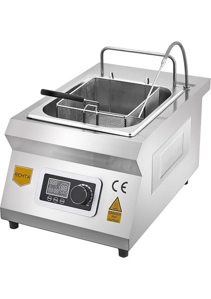 10 Lt Elektrikli Indüksiyon Fritöz - WZ-TZ035