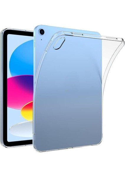 10. Nesil ile Uyumlu Şeffaf Kılıf Silikon Tablet Kılıfı Ultra Ince Buzlu Şeffaf Kılıf (Ipad 10. Nesil Yeni)